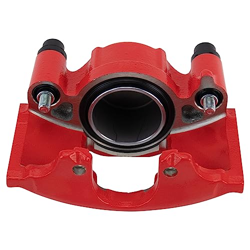 Image of TRQ Performance Front Driver and Passenger Side Brake Caliper Set Caliper Brackets Compatible with 92-99 Chevrolet C1500 94-99 Dodge Ram 1500 92-99 GMC C1500 99-00 Cadillac Escalade 98-99 GMC Yukon