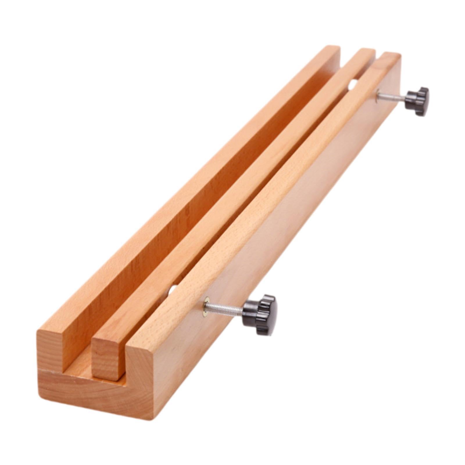 Pinza de Cuero de Madera Hecha a Mano con Costuras de Cuero, Ajustable Y Multifuncional.