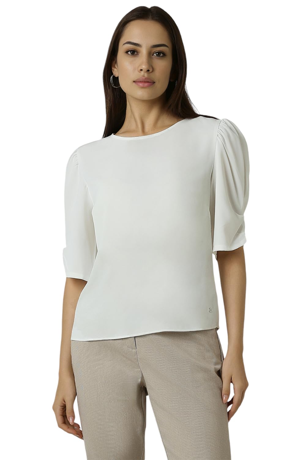 van heusen Women's Polyester Solid Regular Fit Blouse-picture-27