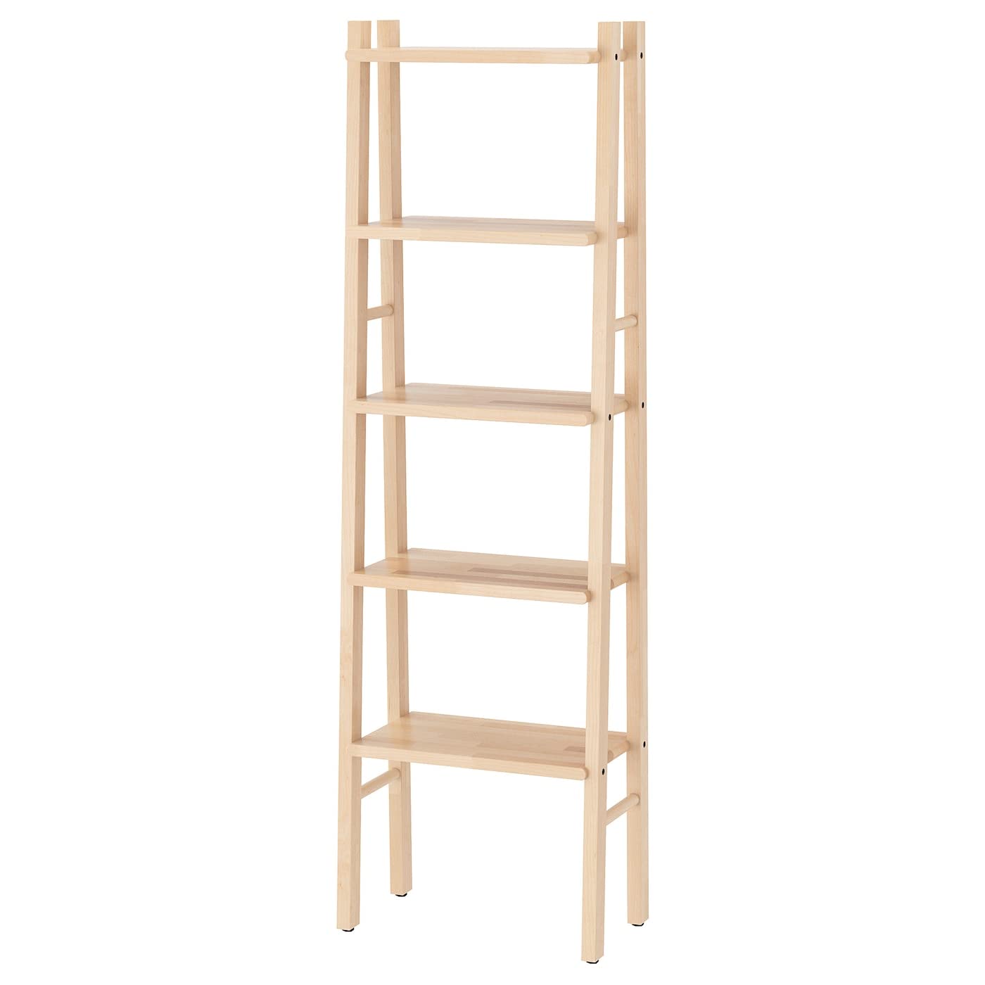Meuble de rangement Vilto IKEA étagère en bouleau bois clair pour décharger l’espace douche