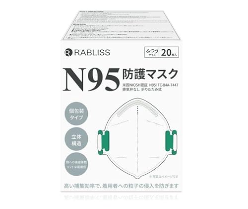 N95マスク NIOSH認証品 N95防護マスク 高機能・4層構造 高耐久性フィルター 医療用