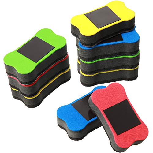 36 Pieces Whiteboard Erase, Magnetic Dry Erase Erasers for Dry Erase Pens and Markers, Dry Board Erasers Chalkboard Erasers Dry Erasers for Kids Classroom School Home and Office