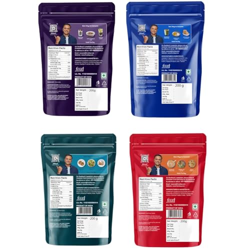 Image of Farmley Edible Seeds Combo 800 g | Chia Seed + Sunflower Seed + Pumpkin Seed I Superfood Mix for Healthy Eating | Rich in Protein & Fiber (200g, each) (Pack of 4)