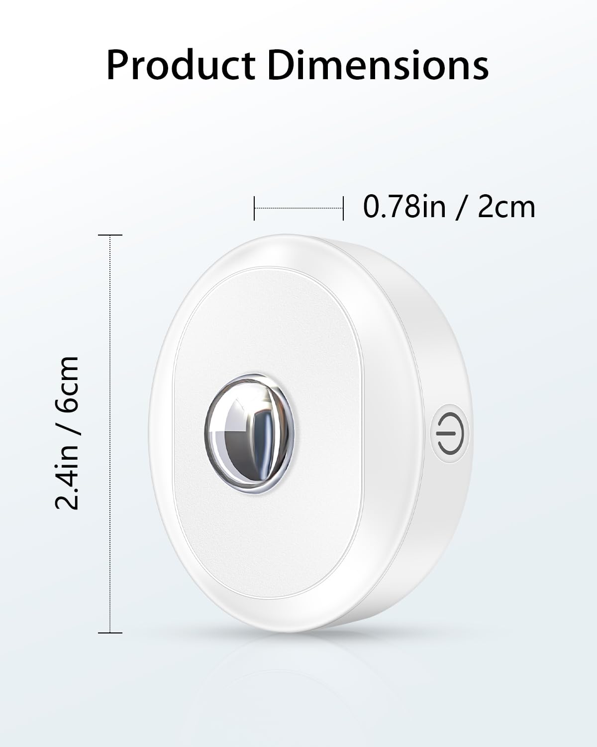 WILLED Schrankbeleuchtung Kabellos LED mit Fernbedienung, USB Aufladbar, 1200mAh, Dimmbar, Timer Funktion, 6er Pack