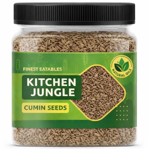 Image of Kitchen Jungle Premium Cumin Seeds 250gm (Jeera Whole) | Aromatic Whole Spice for Cooking, Roasting & Seasoning | Natural Indian Jira