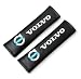 2pcs VOLVO Carbon Fiber Car Styling Accessories Seat Belt Shoulders Pad Truck Cover V40 V60 S60 S80 XC60 XC90