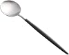 Cutipol クチポール Single Item Dessert Spoon GOA Silver×Black GO.08
