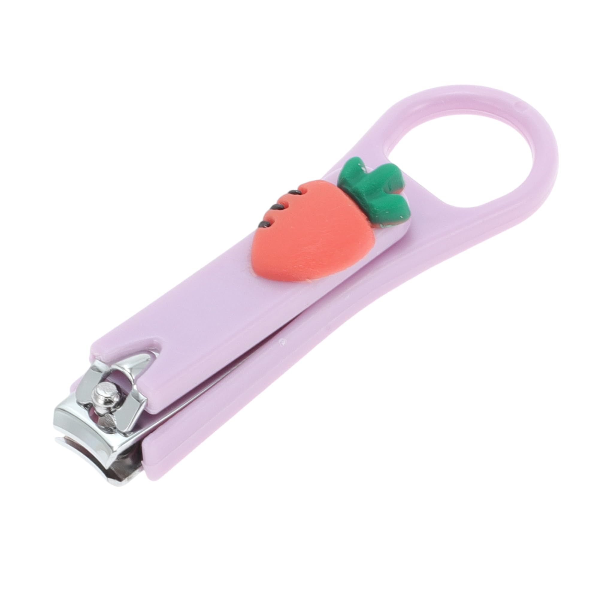 Generic Cartoon Radish Nail Clipper for Women for Men Purple 1 Pc
