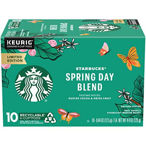 Starbucks Spring Day Blend K Cup Coffee, 10Count