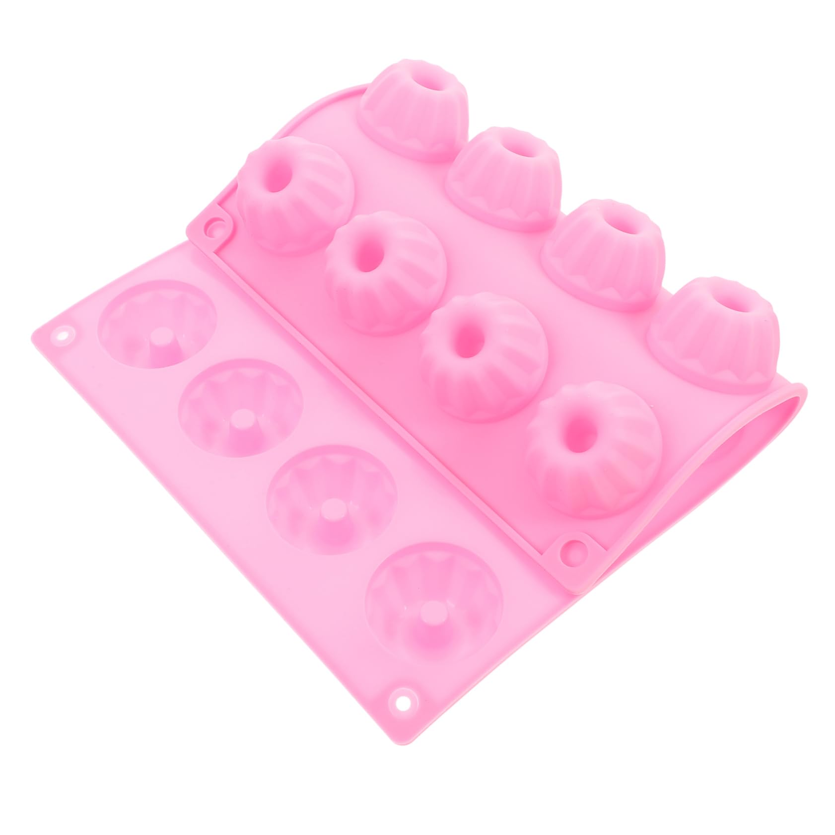 Moule silicone cavités cupcakes gâteaux rose antiadhésif moule cuisson polyvalent four