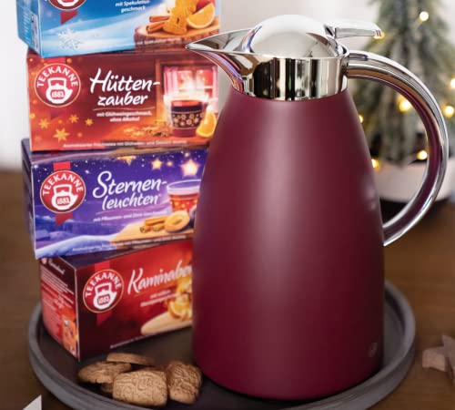 alfi Frasco térmico Signo 1421.240.100 vermelho 1 L com inserção de vidro alfiDur jarro isolado mant