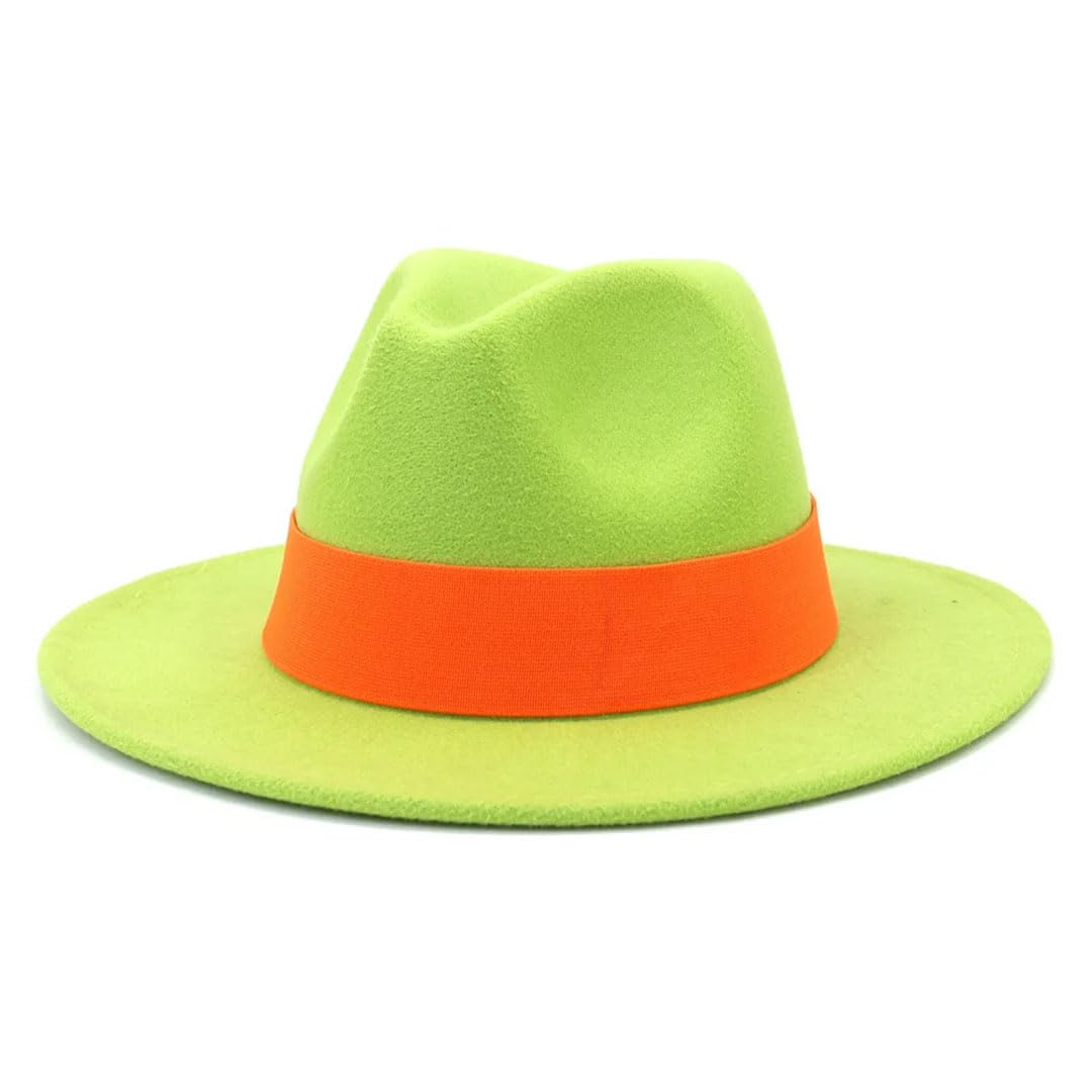 Cappello Fedora formale a tesa larga in feltro cappello di lana per festa di nozze cappello nastro Panama Sombrero Jazz Cap