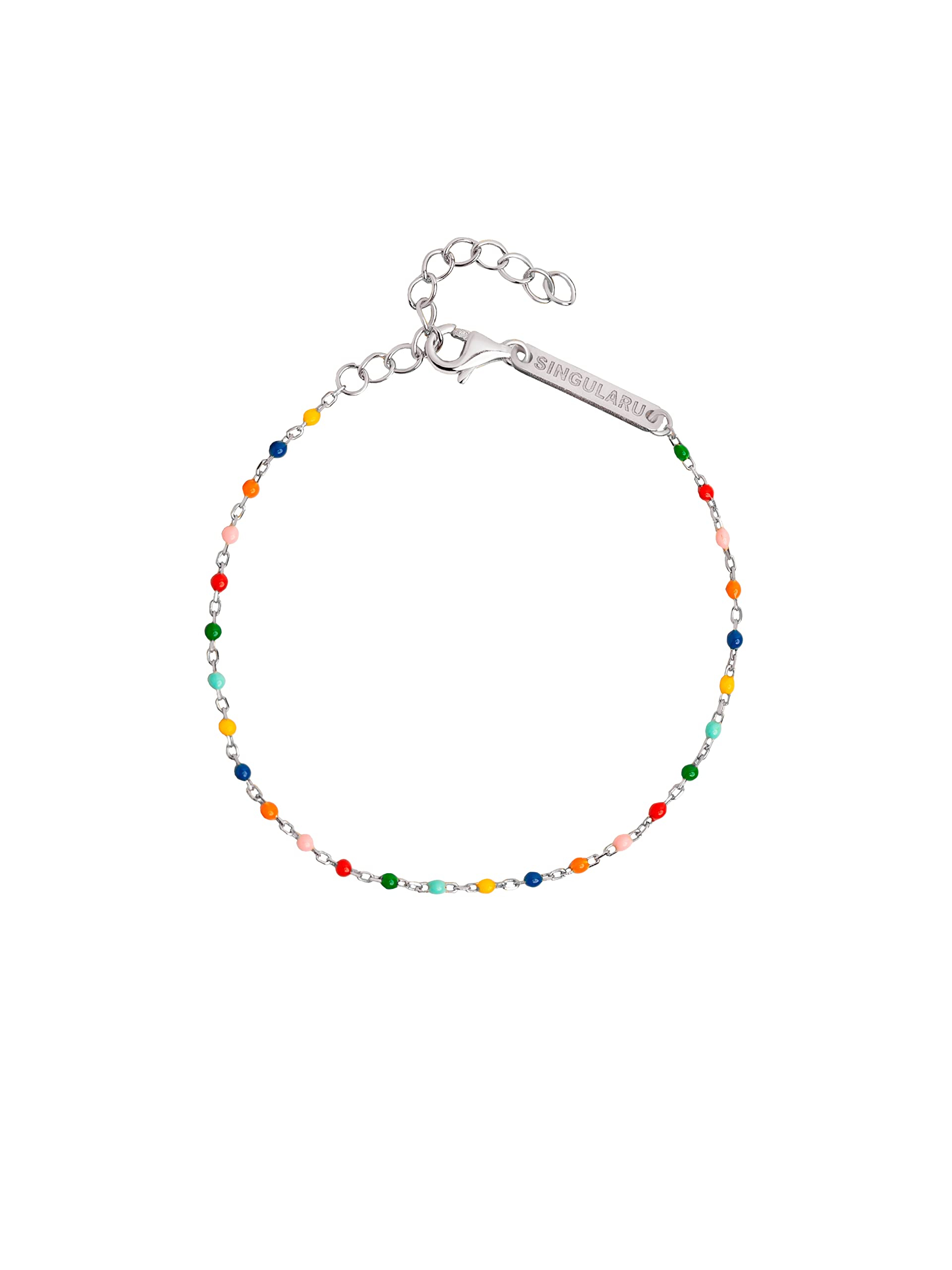 Zilveren armband met gekleurde Maanstenen | Zilveren Edelsteen Armbanden