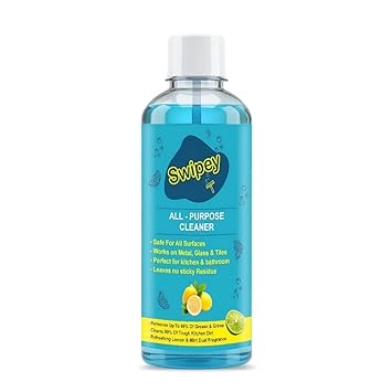 Swipey All-Purpose Cleaner Spray | Lemon Scented Multi-Surface Household Cleaner | Non-Toxic, Natural & Organic Cleaning Solution for Home & Kitchen | 200 ml (Pack of 1)