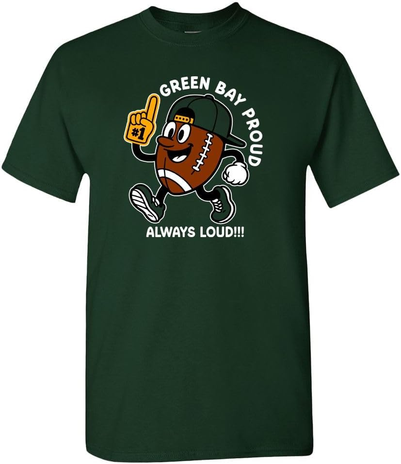Hometown Proud, Always Loud Men's T-Shirt for Football Fans