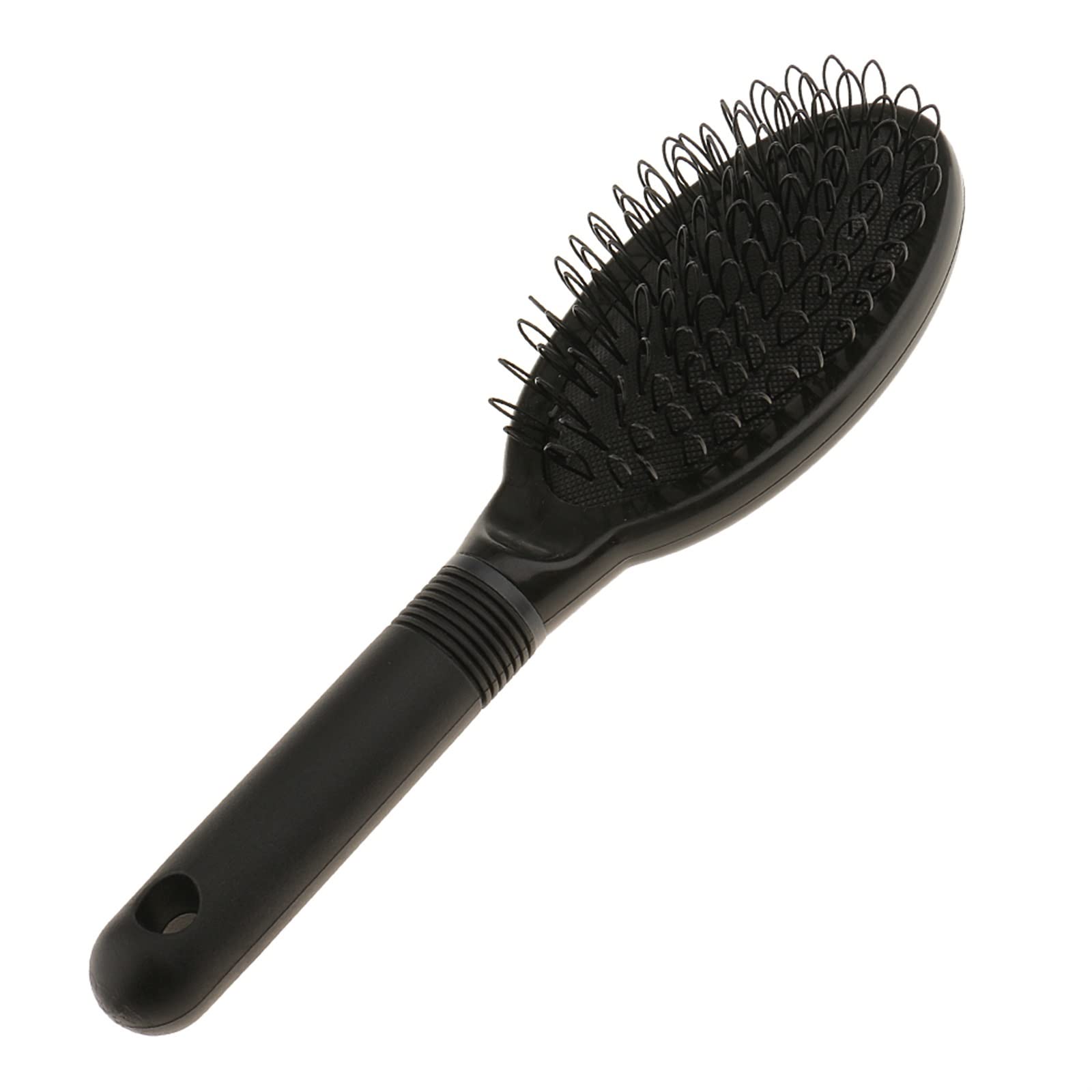 DieffematicSZ Grzebień Ring Tooth Plastic Black Wig Hairdressing Styling Hair Extension Comb