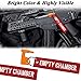 2PCS Universal Chamber Safety Flags - Pistol Chamber Flag with Red Bright Color Tags, Empty Chamber Flag, Safety Flag for Rifle, Handguns, Shotgun, and Pistol