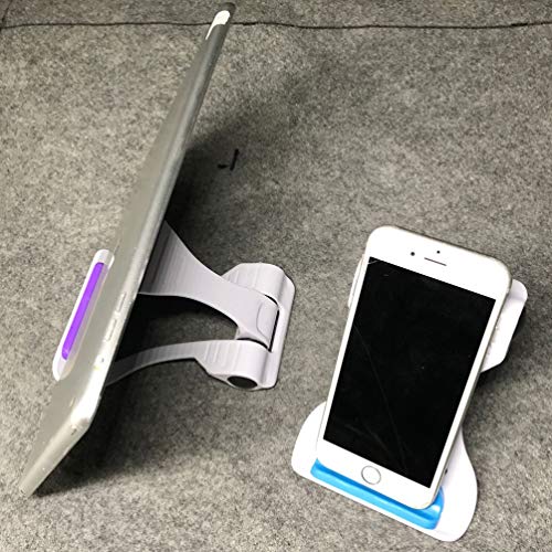 Hemobllo Suporte dobrável para telefone de mesa com 3 psc ajustável com vários ângulos preguiçoso pa