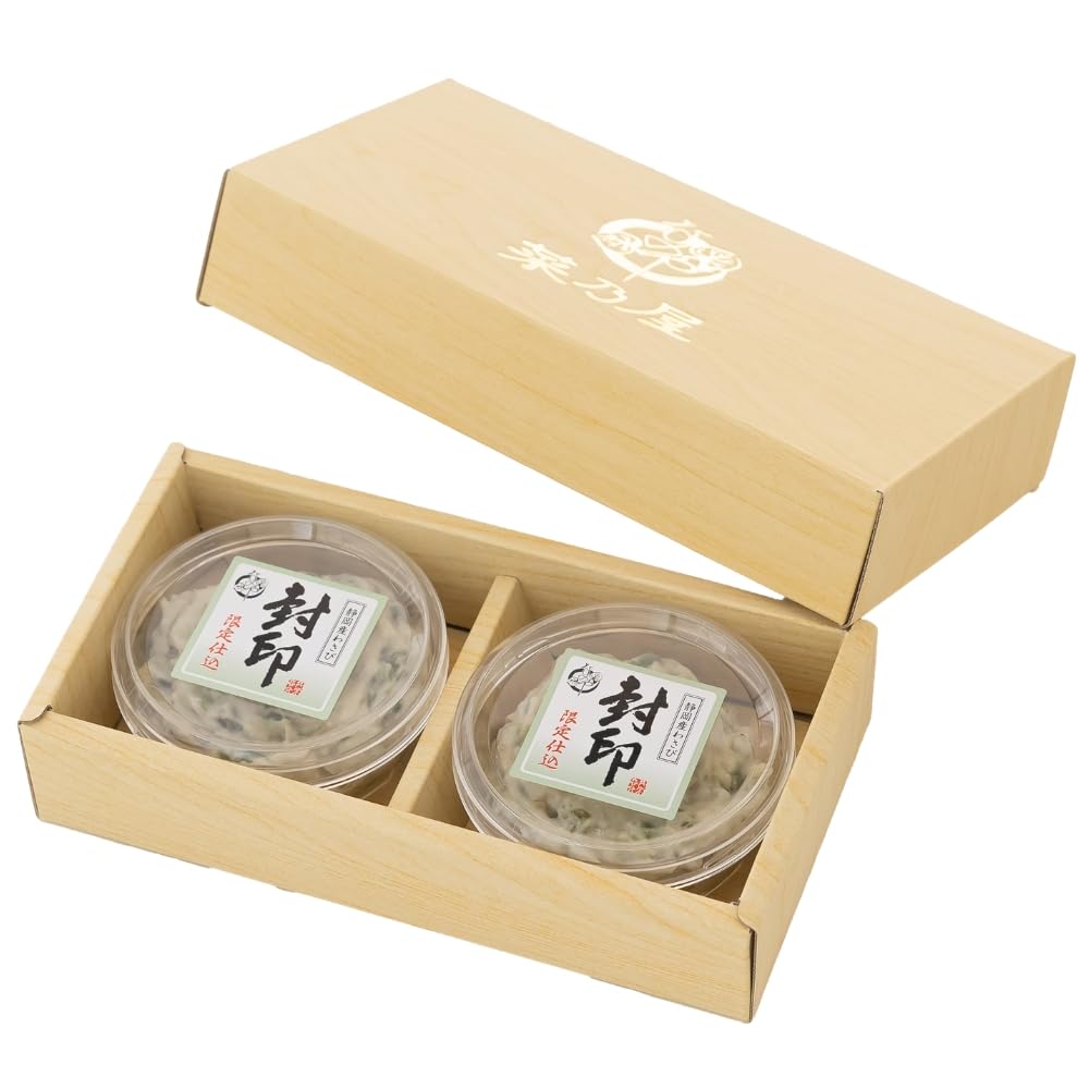 Amazon | 菜乃屋 わさび漬 封印 80g×2個 冷凍便 ワサビ漬け わさび漬け