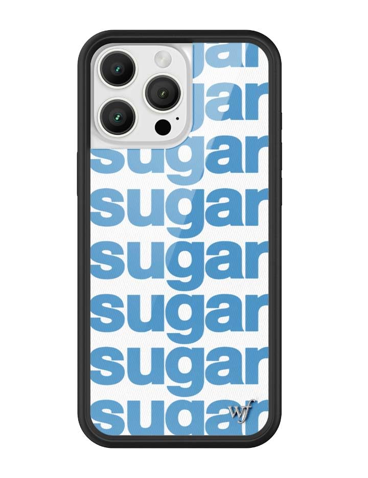 Image of Wildflower Cases - Compatible with iPhone 16 Pro Max | Protective Black Bumper, 6.5ft Drop Test Certified, Women Owned Small Business | Ashley Williams - Sugar Packet