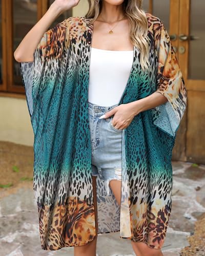Image of Swimsuit Coverups for Women Sarong Beach Bikini Wrap Sheer Short Skirt Chiffon Scarf for Swimwear