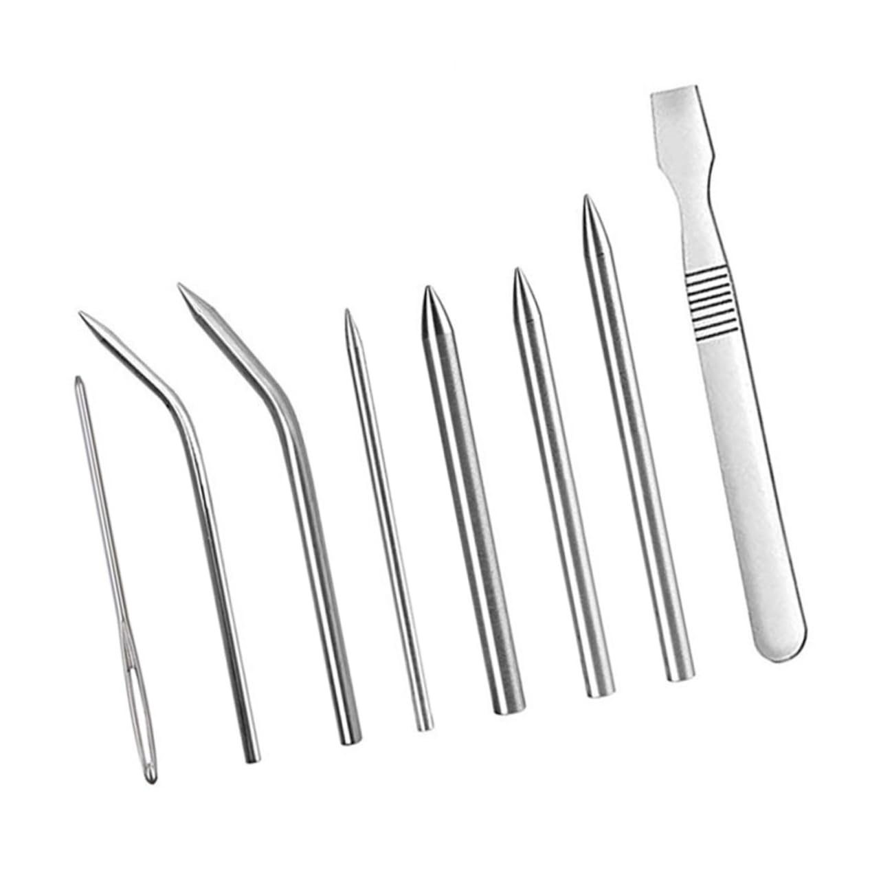 IWOWHERO 9 in 1 Lacing Needle Set DIY Jewelry Accessories 9 in 1 Braiding Tools for Bracelets