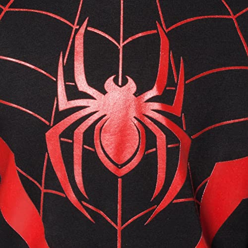 Marvel Spider-Man Miles Morales Little Boys Fleece Pullover Hoodie & Pants Black 7-8 #TOP5