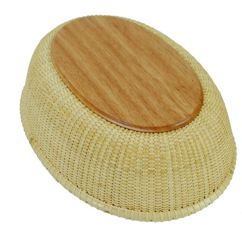 Woven Rattan Basket Storage Sewing Baskets Wicker Storage Containers Organizer #TOP1