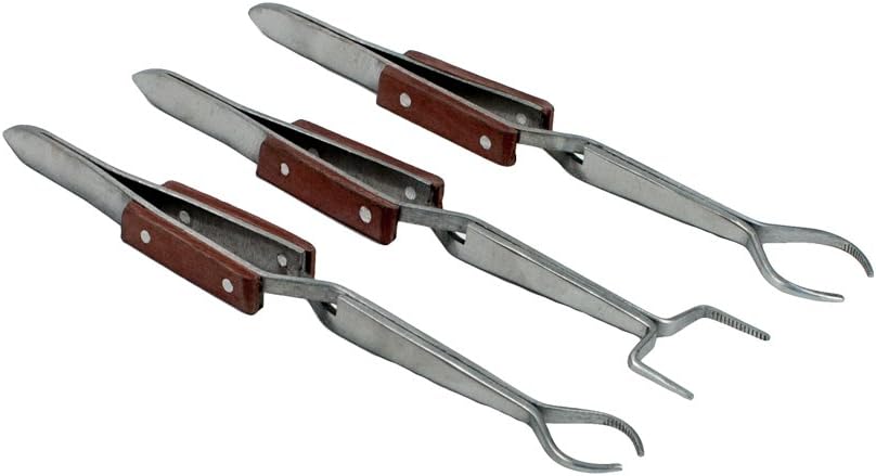 Cross Locking Tweezers - Set of 3 - SFC Tools - 57-765