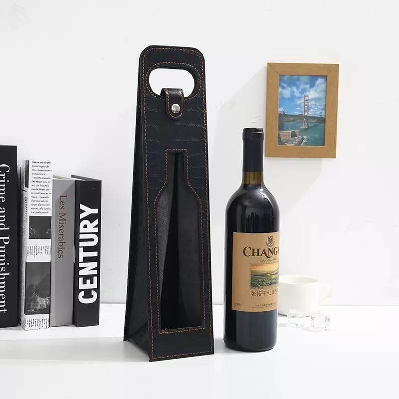 - 2 Wine tote bag/handbag is perfect as a Valentine's Day, anniversary, or Christmas gift for wine lovers (B)