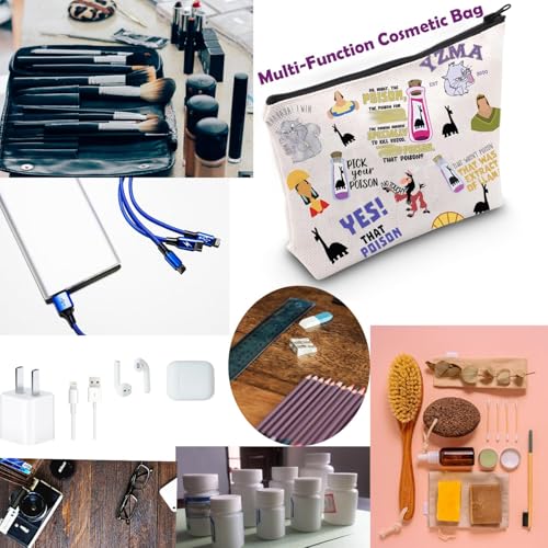 TSOTMO Cartoon Movie Merchandise Gift Emperor Cosmetic Bag for Movie Fans Poison Zipper Pouch (K Bag)3