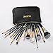 GLAMX® GX40 | 15 Piece Black & Gold Makeup Brush Set | Professional Makeup Brushes | Comes with 4 x Face Brushes, 11 x Eyes & Lip Precision Brushes and a Stylish Bag GLAMX® GX40 | 15 Piece Black & Gold Makeup Brush Set | Professional Makeup Brushes | Comes with 4 x Face Brushes, 11 x Eyes & Lip Precision Brushes and a Stylish Bag