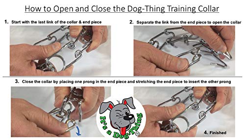 Dog-Thing By Talents10 - Dog Training Prong Collar (Medium), Metal Collar For Large Dog Obedience Training. Better Than A Choke Chain Or Other Dog Collars For Dog Walking #TOP6