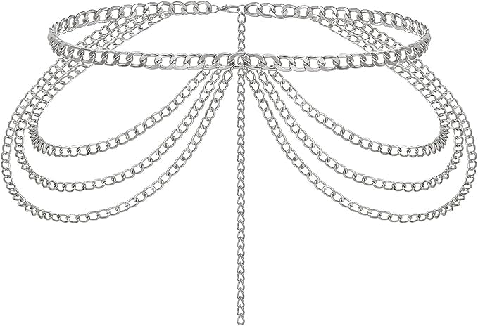 rectyo gallery Adjustable Multi-Layer Waist Chain Belt for Women - Stylish and Versatile Accessory-picture-44