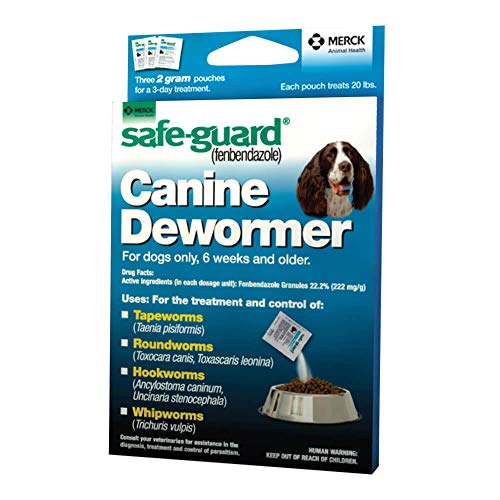 Pro-Sense Safe-Guard 4, Canine Dewormer for Dogs, 3-Day Treatment