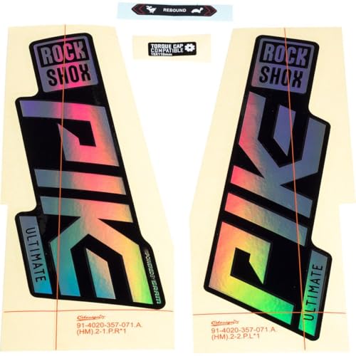 Fourchette RockShox 27/29 Decalit Gloss Rainbow pour un Amorti Fluide