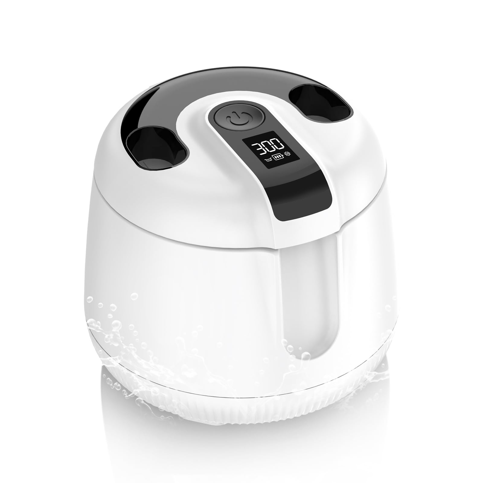 MEKO Limpiador Ultrasónico UV 48000 Hz para Férula Dental, Baño Ultrasónico 200 ml Silencioso con Temporizador Digital, Apto para Aparatos Dentales, Prótesis, Retenedores y Joyas de Plata