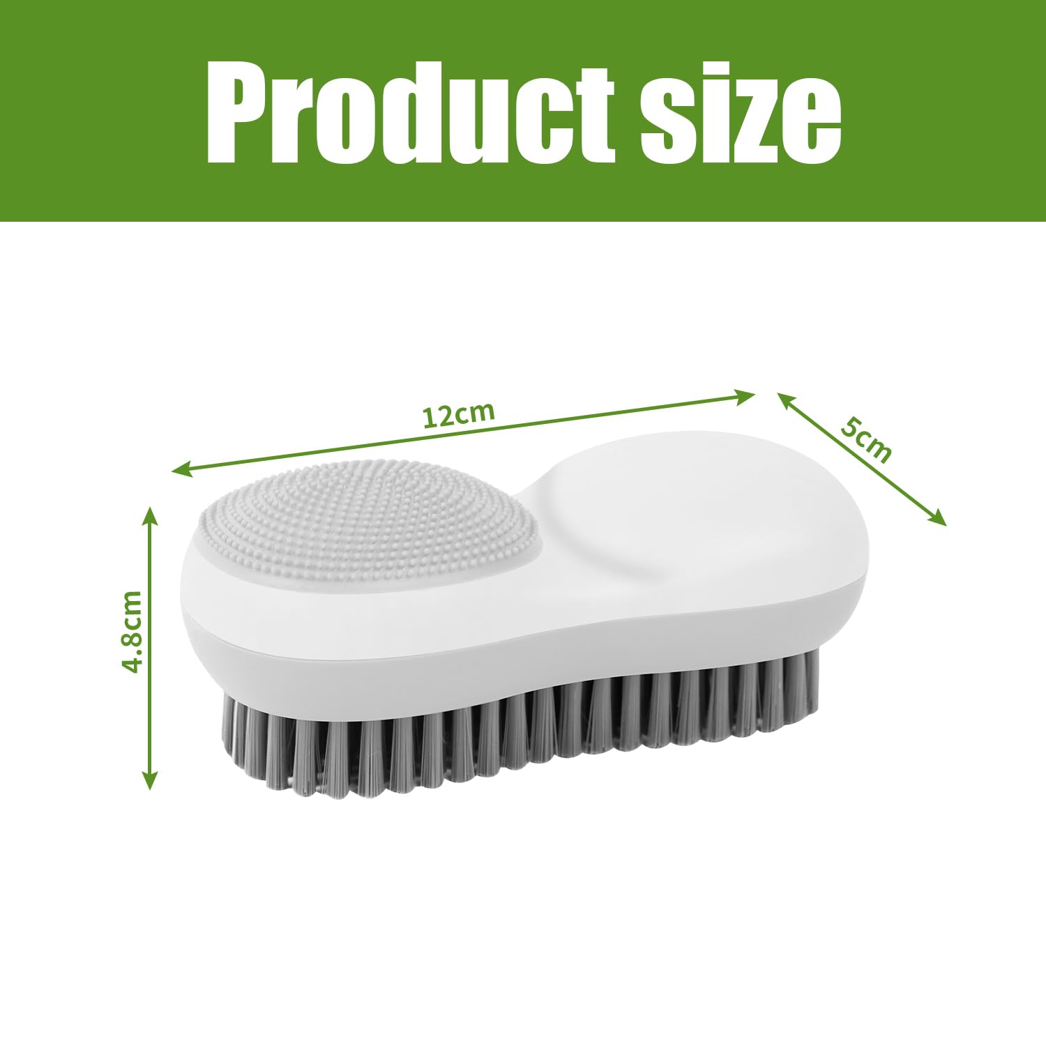 Spazzola Per Bucato 3 Pezzi Colorati - Per Vestiti, Scarpe, Moquette E Superfici Domestiche - Foto 9