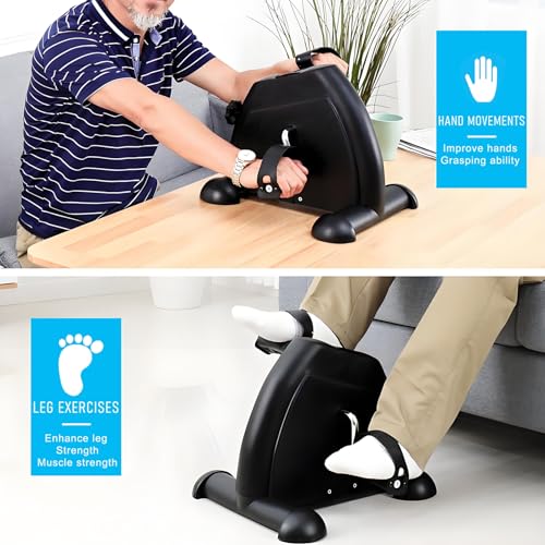 Bicicleta portátil para ejercicios de piernas y brazos miniatura 7