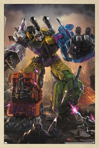 Hasbro Transformers - Bruticus Wall Poster, 22.4L" x 14.7W", Blonde Framed Version