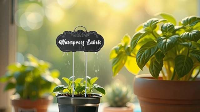 Plant Labels Herbruikbaar, Garden Seedlings Label, 14 x 7 cm Stevig