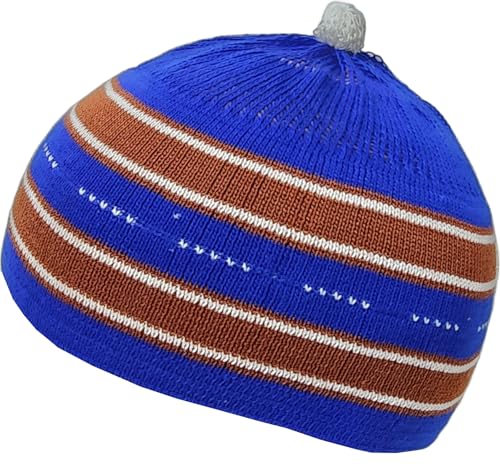 Set 4 Child Size Muslim Children Baby Beanie Skull Cap Assorted Color AMN-273 Islam Crochet Takke Kufi Hat Eid Ramadan Gift3