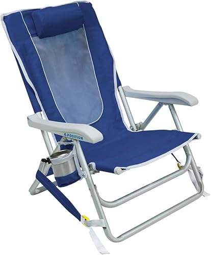 GCI Outdoor Waterside - Silla de playa tipo mochila - Azul real