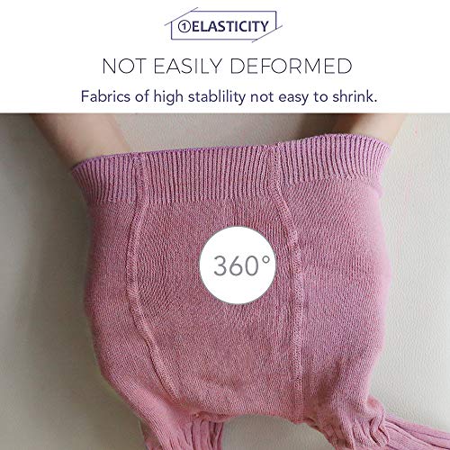 Image of Baby Toddler Girls Tights Seamless Cable Knit Cotton Leggings Pants Stockings for Infant Baby Girl