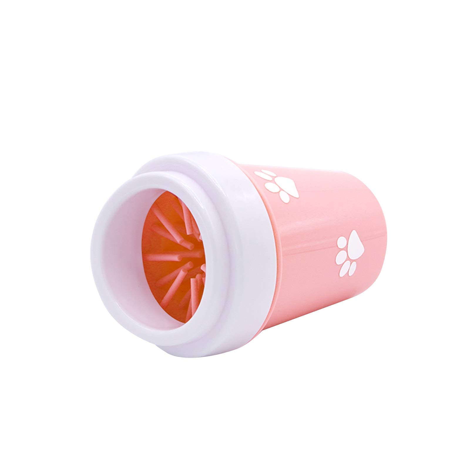 Pet foot washing cup Pet Paw Cleaning Cup, Cleaning Kit, Cat Foot Cleaner Cup, Dog Cleaning Device, Dirty Foot Cleaner (Color : Pink, Size : Small)