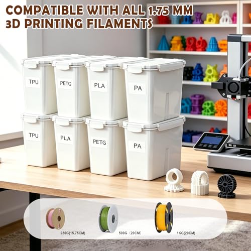 Filament 3D cassant ? Solution de rangement étanche en lot de 8 boîtes - 7