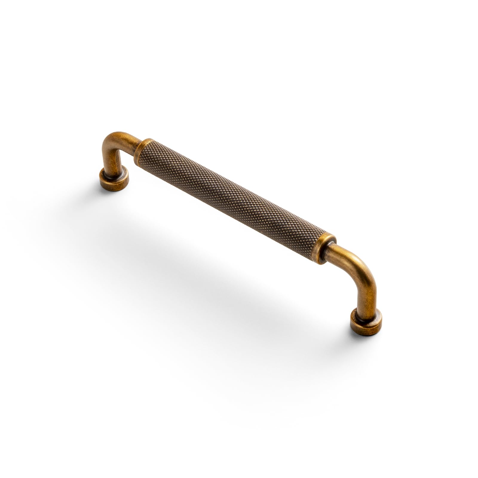 Yanxia Antique Brass Kitchen Cupboard Handles, 128 mm Centres, 6 Pack