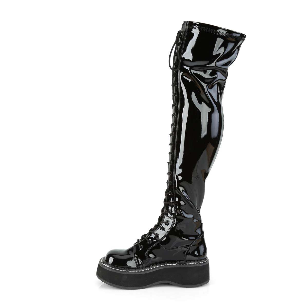 Demonia Emily-375, Botas por Encima de la Rodilla Mujer