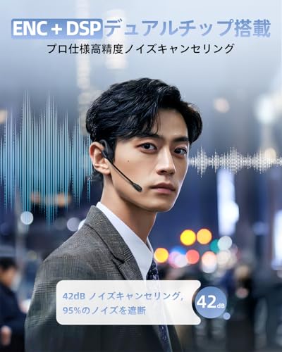 Kemeskin 骨伝導イヤホン マイク付き OPENEAR Bone X4 の商品画像 1