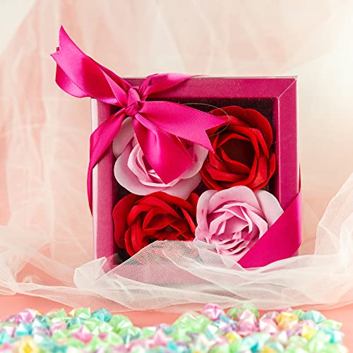 Image of Solid Color Double Faced Hot Pink Satin Ribbon 1 /2 inch X 25 Yards, Ribbons Perfect for Crafts, Wedding Decor, Bow Making, Sewing, Gift Package Wrapping and More